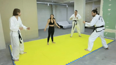 Naomi proves that she is worth joining Karate club